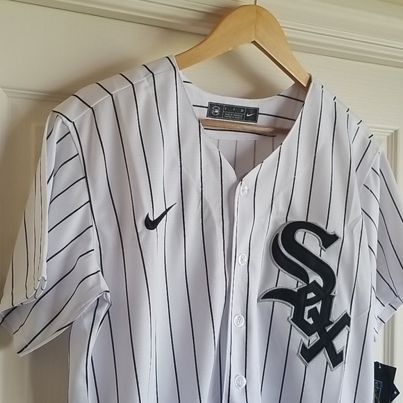 MICHEAL JORDAN WHITE CHICAGO WHITE SOX THROWBACK JERSEY - Picture 2 of 7
